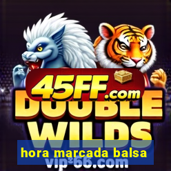 hora marcada balsa